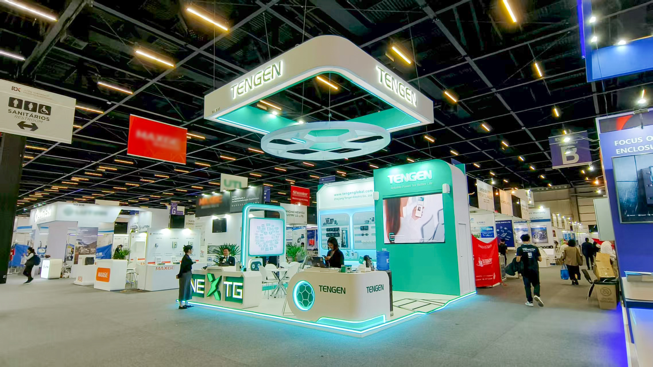 闪耀拉美丨龙8唯一官方网站亮相FIEE巴西国际电力展